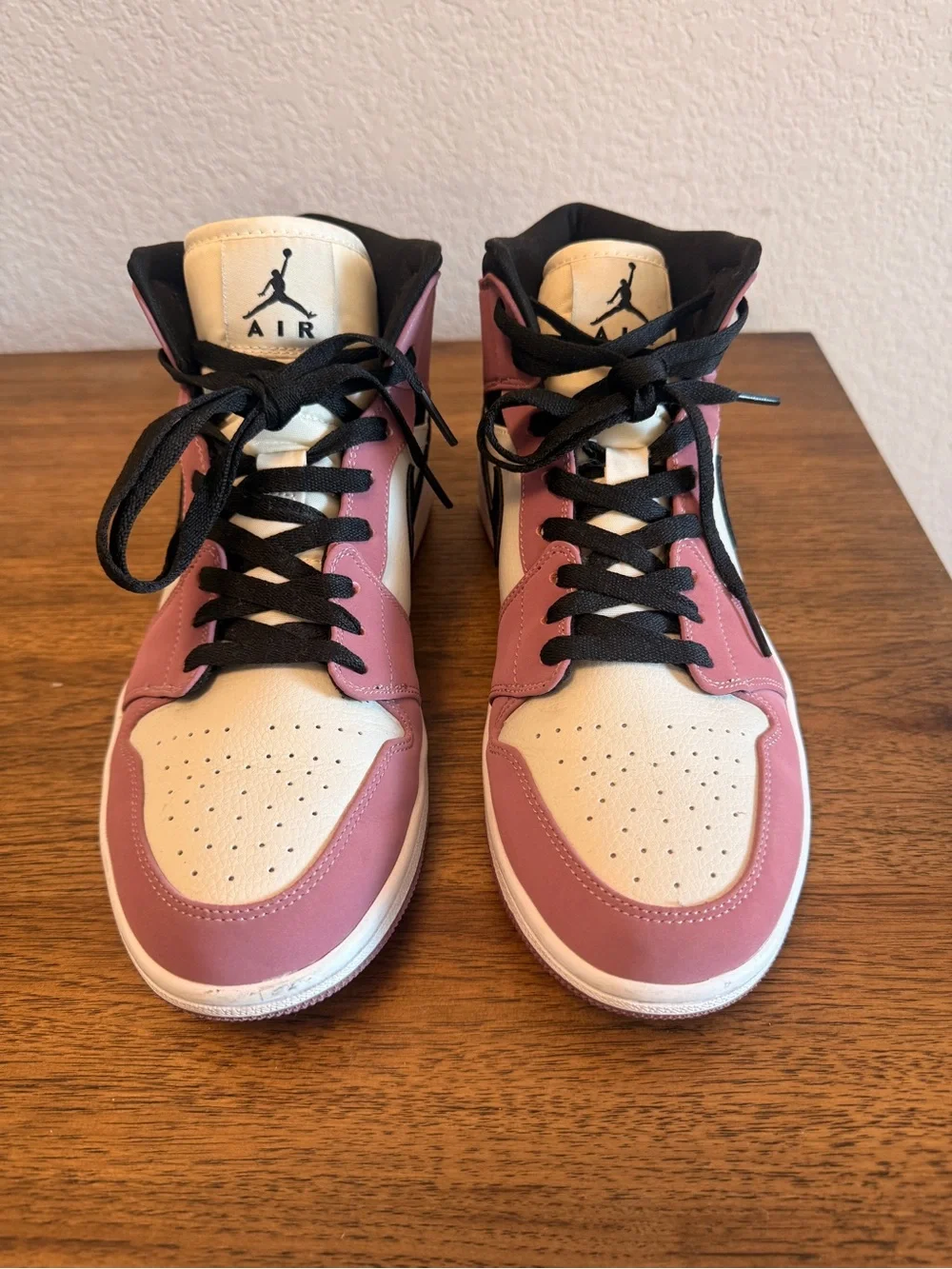 Jordan Men’s/Women’s High-Top Sneakers in Pink Black Cream